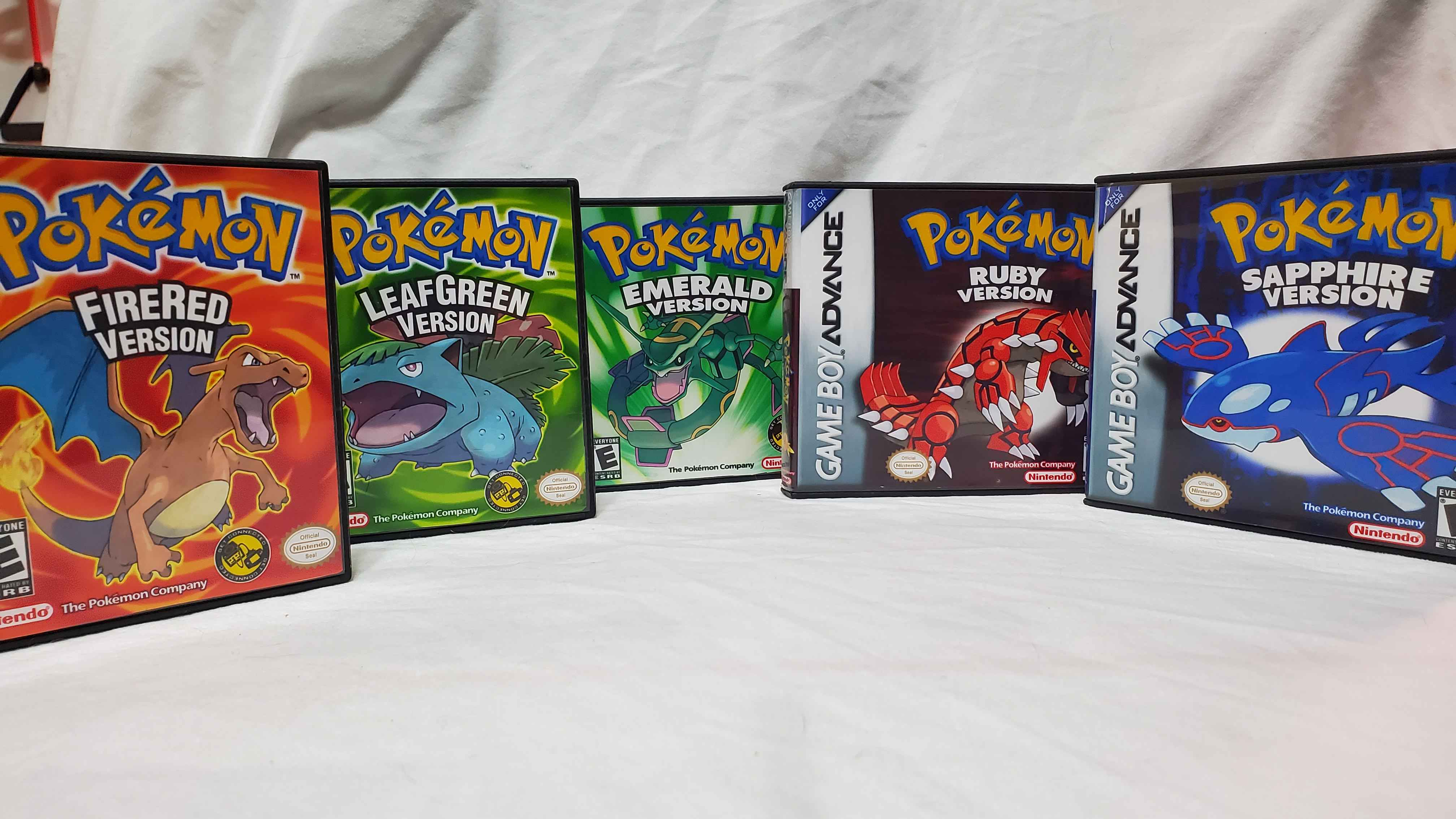Pokémon Game Case Replacement DS Style Gameboy Advance GBA Box Only USA Shipping