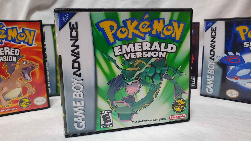 Pokémon Emerald Game Case Replacement DS Style Gameboy Advance GBA USA Shipping