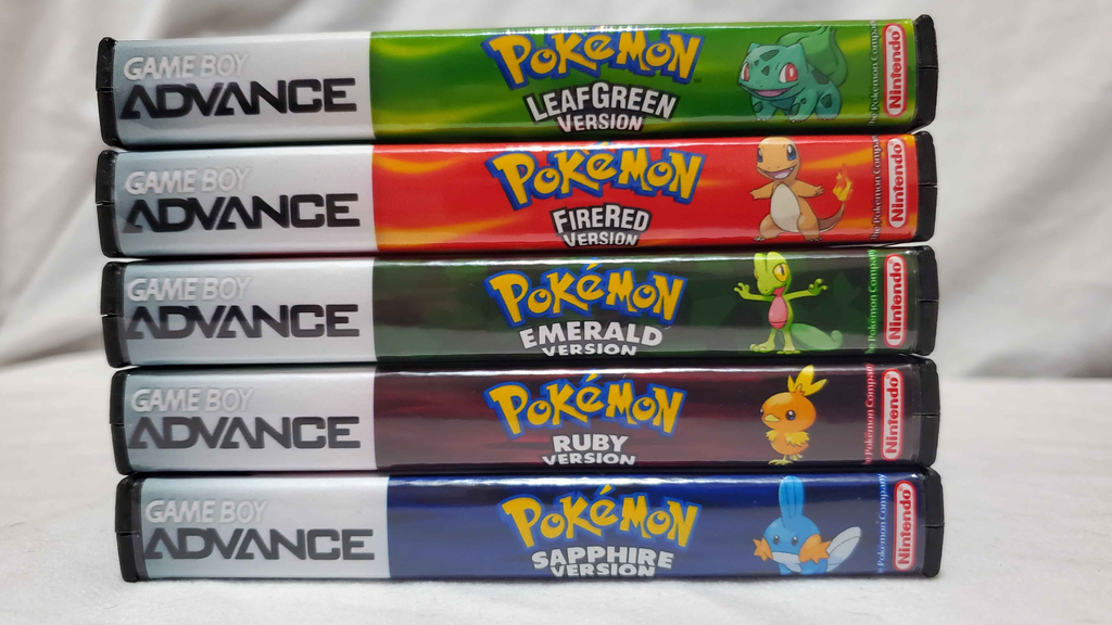 Pokémon GBA Collection Game Case Replacement DS Style Gameboy Advance USA Ship