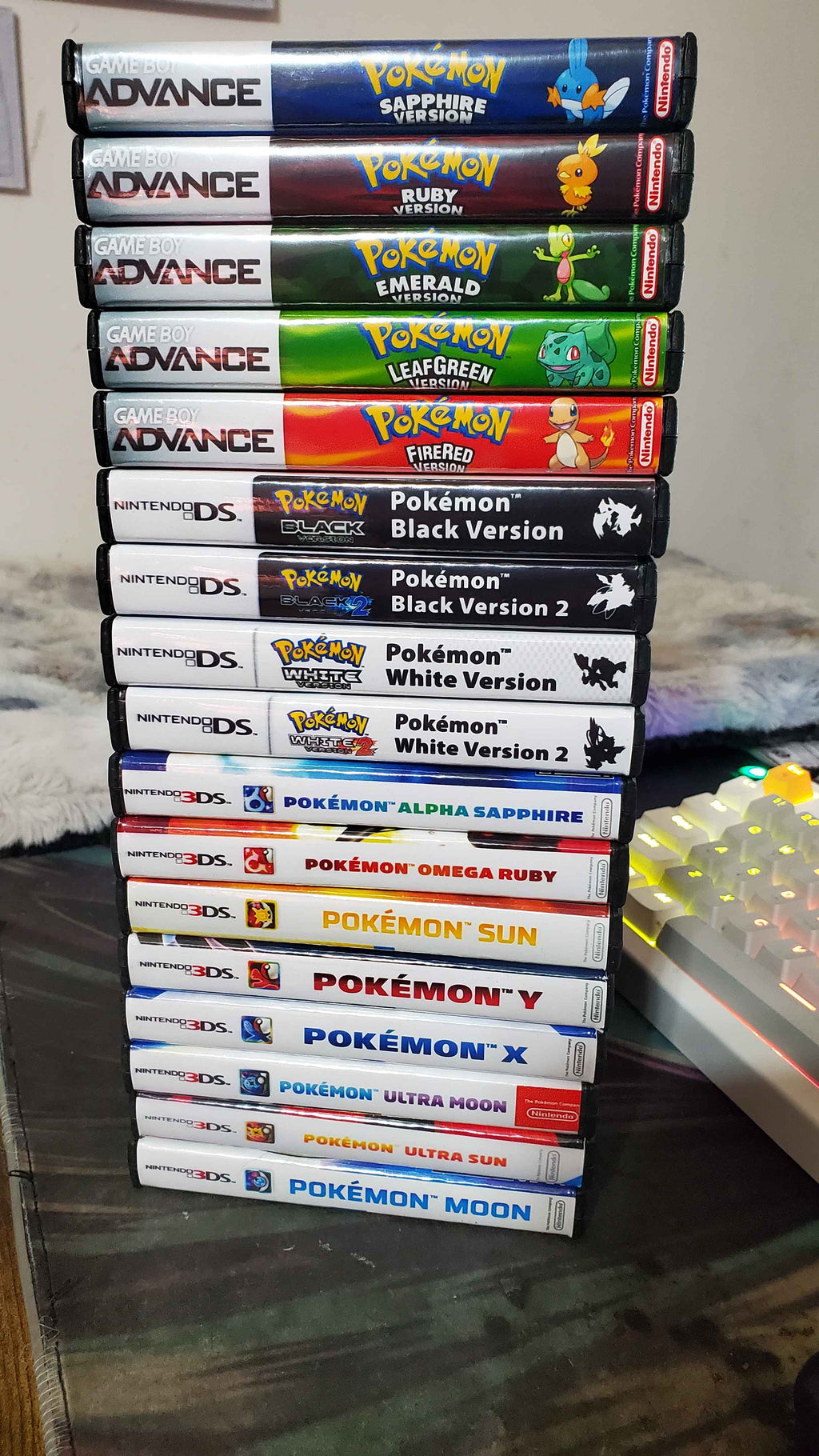 Pokémon Game Case Replacement DS Style Gameboy Advance GBA Box Only USA Shipping