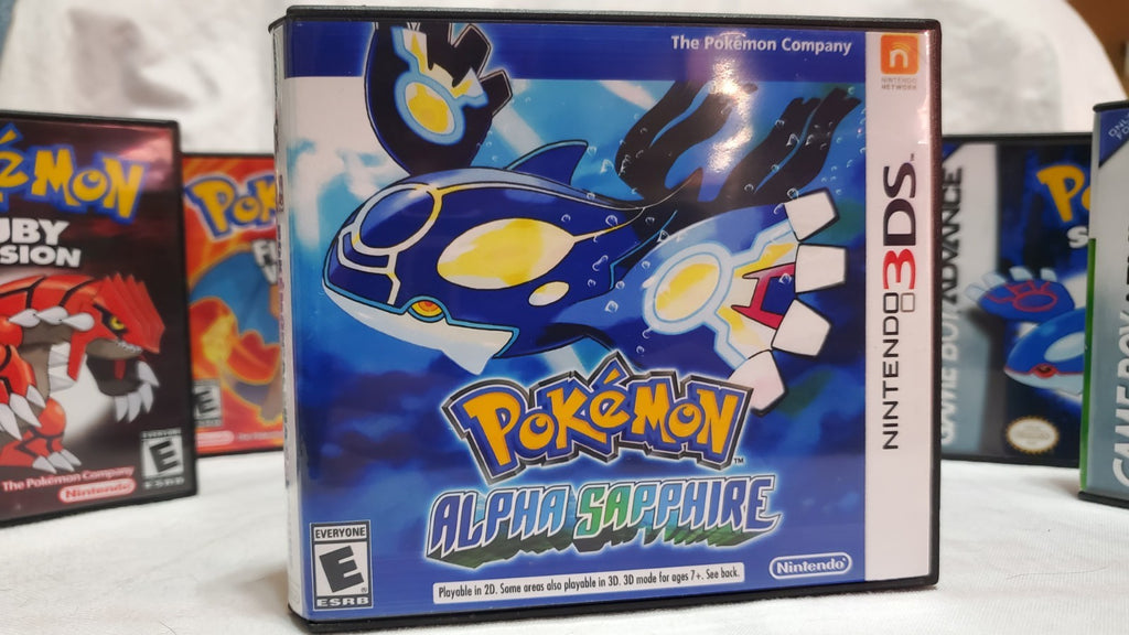 Pokémon Alpha Sapphire 3DS Repalcement Case Only No Game USA FAST SHIPPING