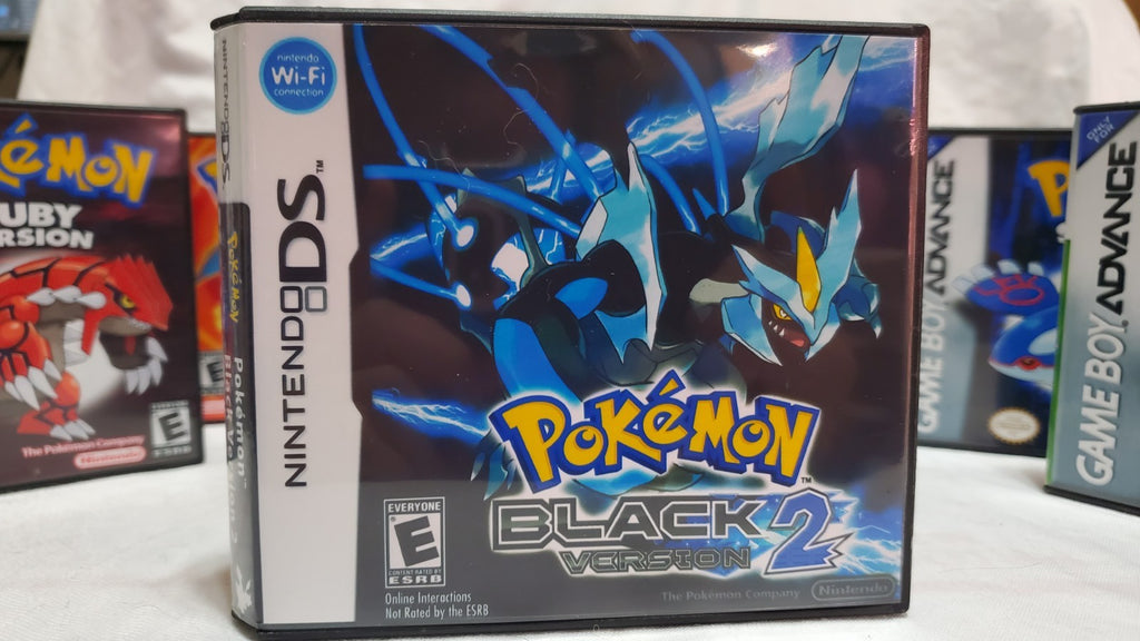 Pokémon Black Version 2 DS Repalcement Case Only No Game USA FAST SHIPPING