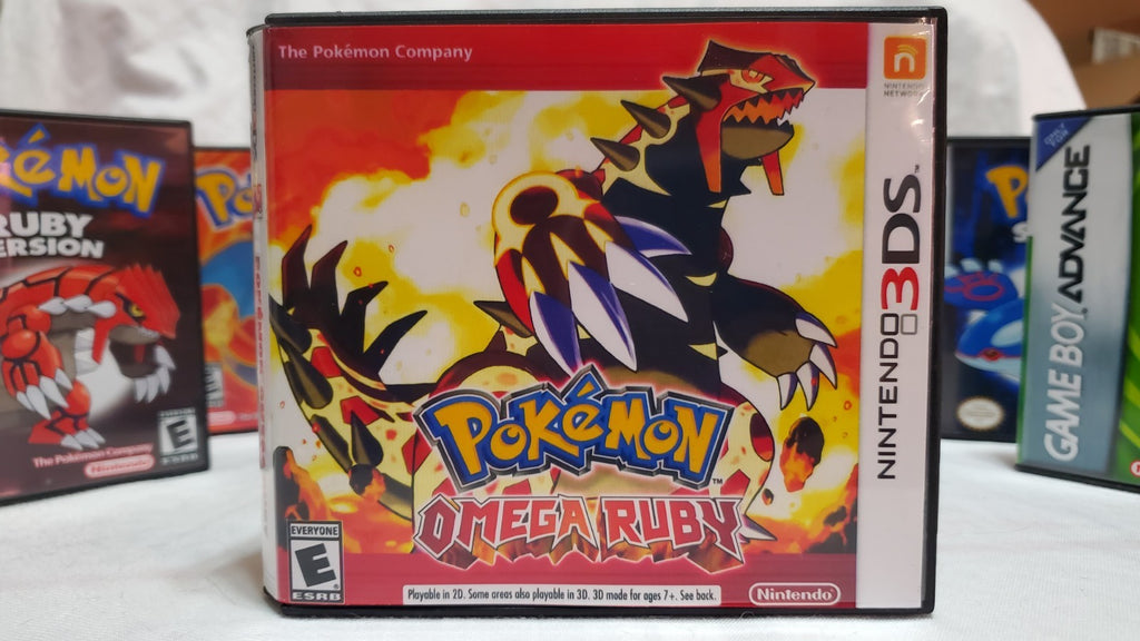 Pokémon Omega Ruby 3DS Repalcement Case Only No Game USA FAST SHIPPING