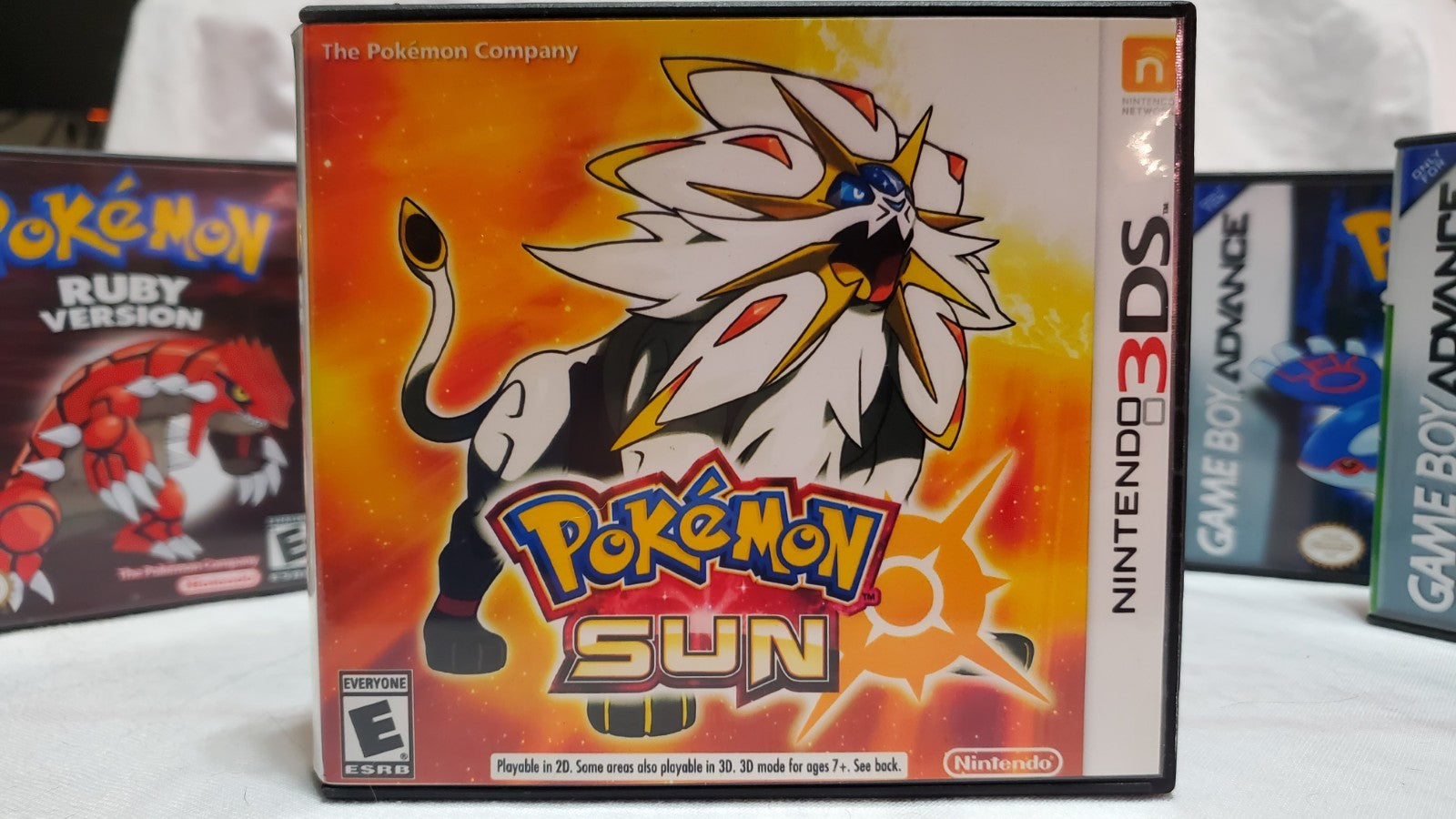 Pokémon Sun 3DS Repalcement Case Only No Game USA FAST SHIPPING