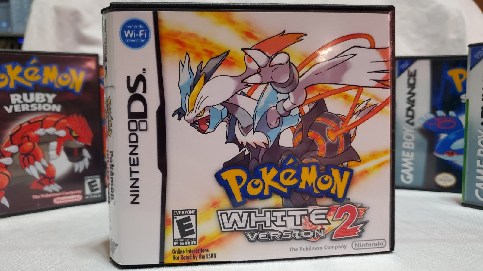 Pokémon White Version 2 DS Repalcement Case Only No Game USA FAST SHIPPING
