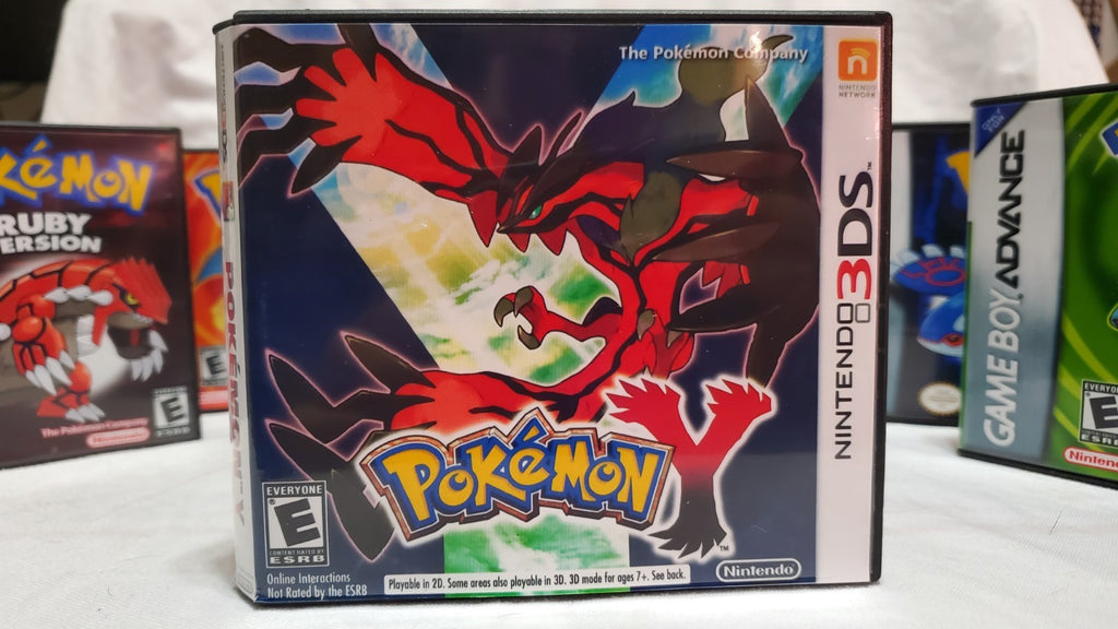 Pokémon Y 3DS Repalcement Case Only No Game USA FAST SHIPPING