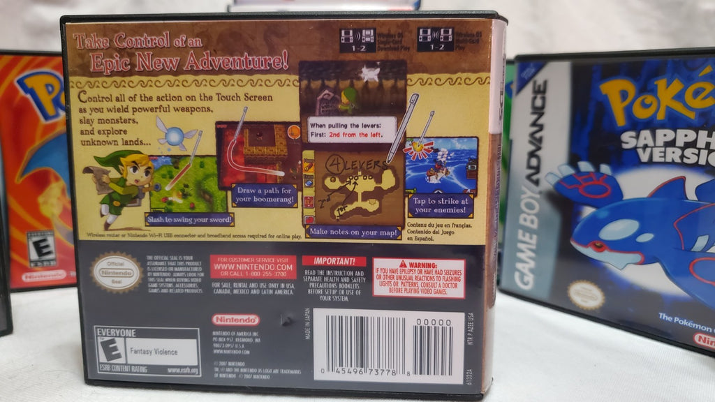 Zelda Phantom Hourglass - DS Repalcement Case Only No Game USA FAST SHIPPING